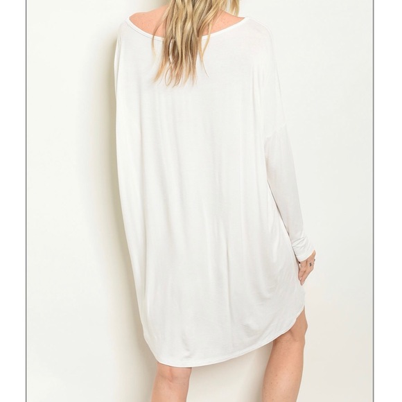 ❤️last 1 left❗️ Ivory Snowman Glitter Print Dress - Picture 7 of 7